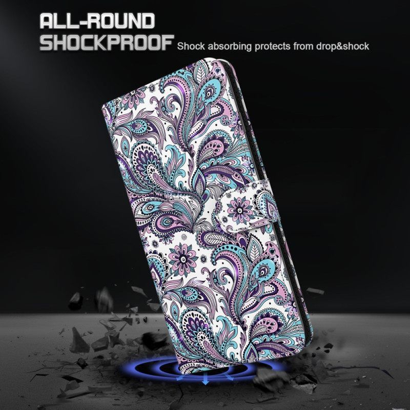 Κάλυμμα Google Pixel 7 Pro με κορδονι Strappy Paisley Pattern